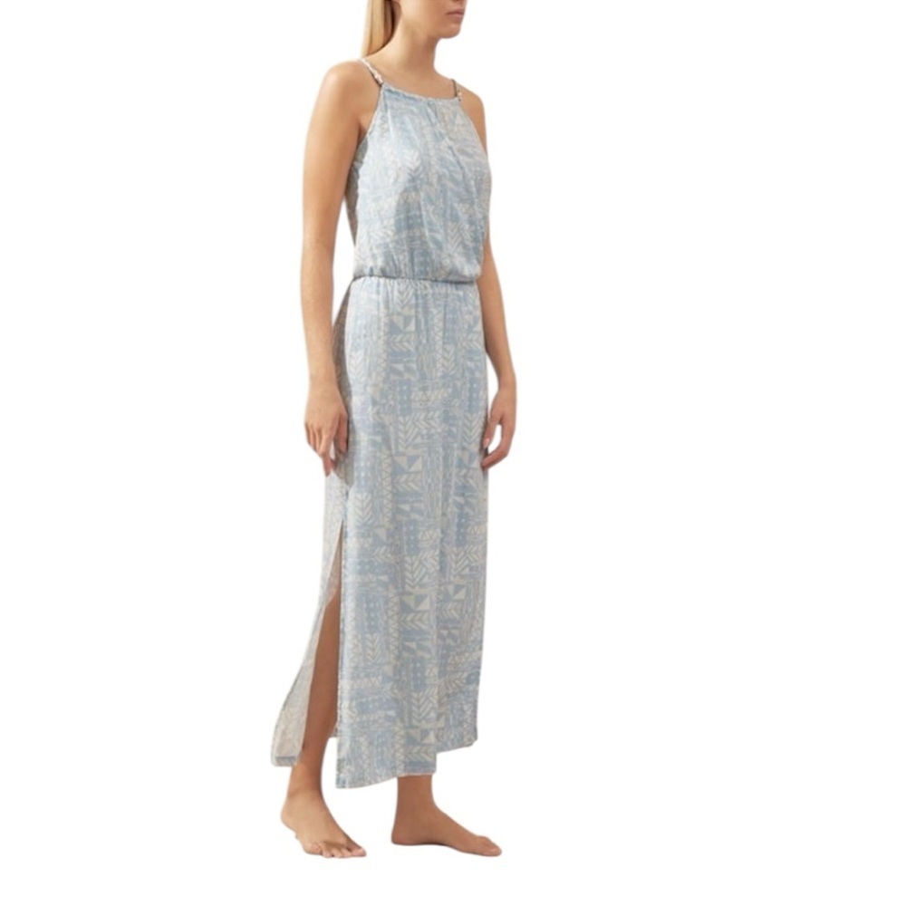 🔥 HEIDI KLEIN Half Moon Montego Bay Drop Waist Dress Maxi Dress Size XS